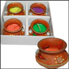 Designer Mutka Diyas (4 pieces) - Click here to View more details about this Product